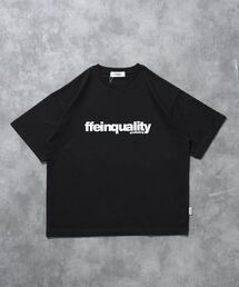 FFEIN（フェイン）の「【FFEIN（フェイン）】センターデカロゴプリントショート丈Tシャツ/ クルーネック 半袖 刺繍 【短丈】（Tシャツ/カットソー）」
