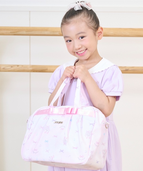 バレエ】バレエ柄 ボストンバッグ容量約13L（バックパック/リュック
