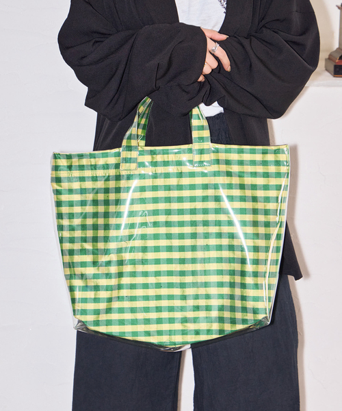 CITYSHOP(シティーショップ)の「COMING OF AGE PVC TOTE #1016:トートバッグ(トートバッグ・レディース・イエロー・FREE)」の12枚目の写真