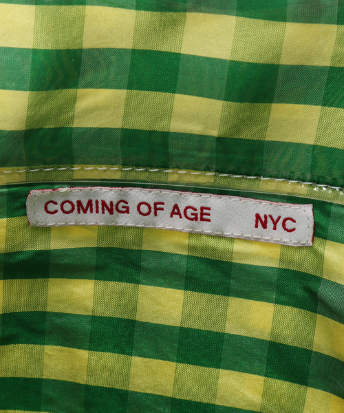 CITYSHOP(シティーショップ)の「COMING OF AGE PVC TOTE #1016:トートバッグ(トートバッグ・レディース・イエロー・FREE)」の4枚目の写真