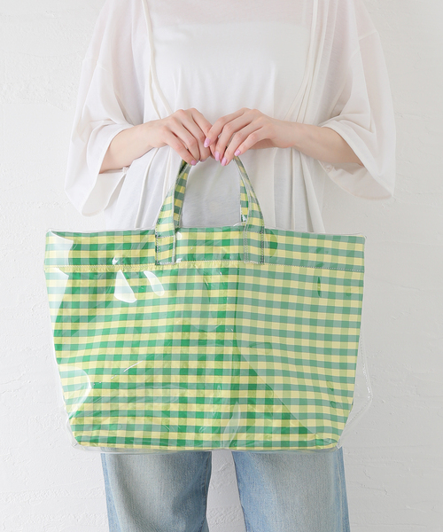 CITYSHOP(シティーショップ)の「COMING OF AGE PVC TOTE #1016:トートバッグ(トートバッグ・レディース・イエロー・FREE)」の2枚目の写真