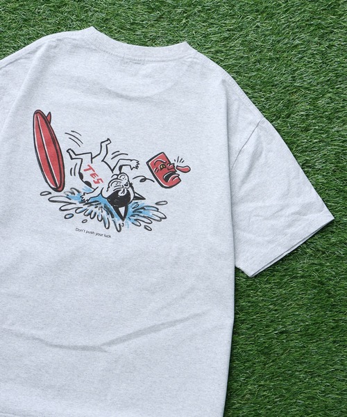 The Endless Summer(エンドレスサマー)の「TES TENGU BUHI T-SHIRT/ Tシャツ(Tシャツ/カットソー・メンズ・グレー/ホワイト/ベージュ・SMALL/MEDIUM/LARGE/X-LARGE/XX-LARGE)」の14枚目の写真