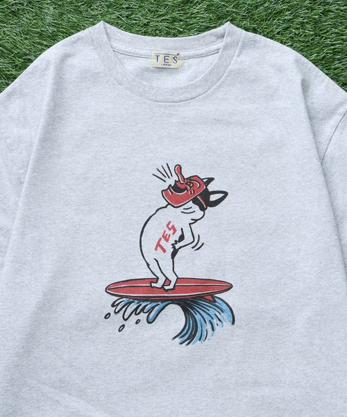 The Endless Summer(エンドレスサマー)の「TES TENGU BUHI T-SHIRT/ Tシャツ(Tシャツ/カットソー・メンズ・グレー/ホワイト/ベージュ・SMALL/MEDIUM/LARGE/X-LARGE/XX-LARGE)」の12枚目の写真