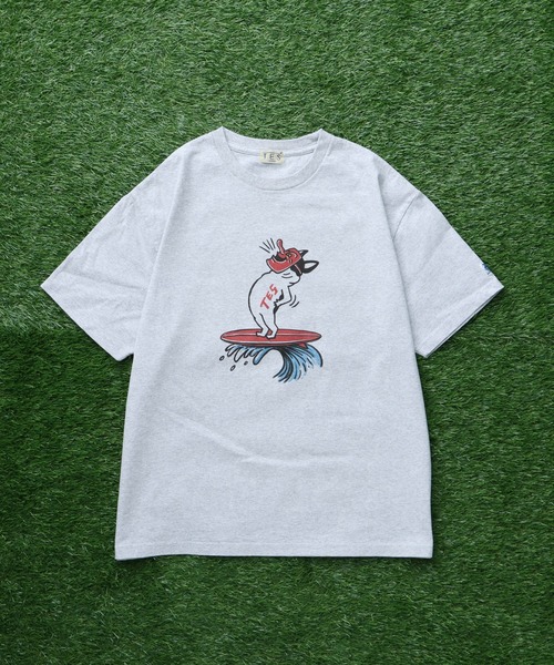 The Endless Summer(エンドレスサマー)の「TES TENGU BUHI T-SHIRT/ Tシャツ(Tシャツ/カットソー・メンズ・グレー/ホワイト/ベージュ・SMALL/MEDIUM/LARGE/X-LARGE/XX-LARGE)」の10枚目の写真