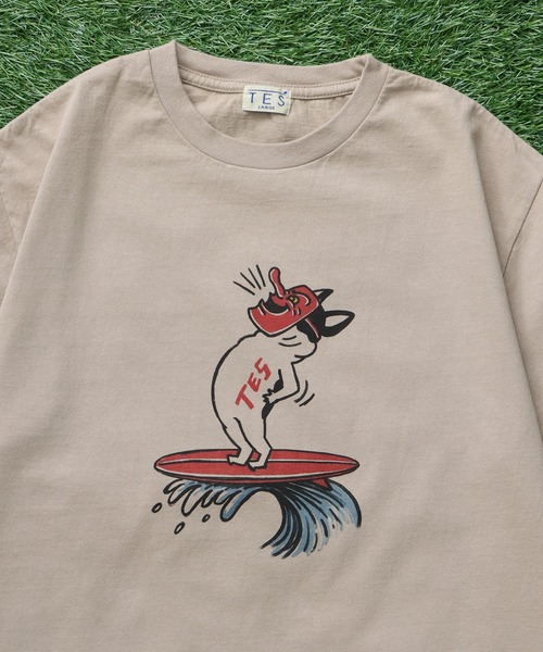 The Endless Summer(エンドレスサマー)の「TES TENGU BUHI T-SHIRT/ Tシャツ(Tシャツ/カットソー・メンズ・グレー/ホワイト/ベージュ・SMALL/MEDIUM/LARGE/X-LARGE/XX-LARGE)」の16枚目の写真