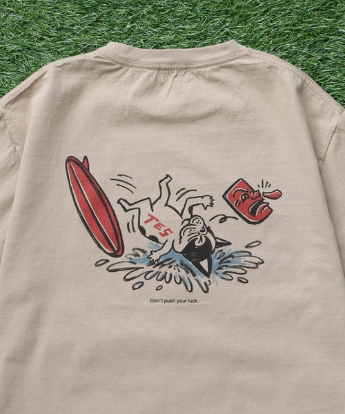 The Endless Summer(エンドレスサマー)の「TES TENGU BUHI T-SHIRT/ Tシャツ(Tシャツ/カットソー・メンズ・グレー/ホワイト/ベージュ・SMALL/MEDIUM/LARGE/X-LARGE/XX-LARGE)」の18枚目の写真