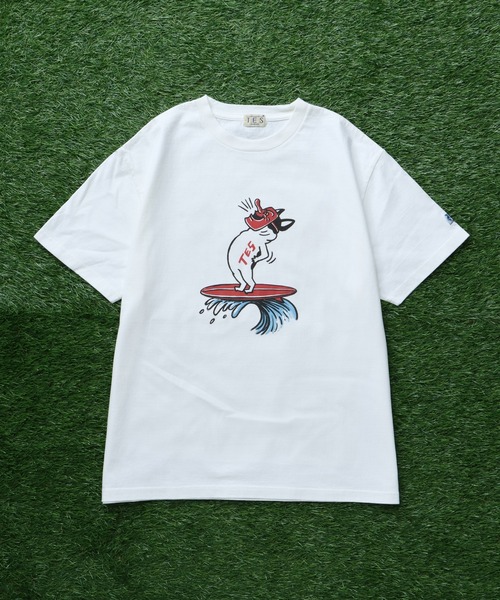 The Endless Summer(エンドレスサマー)の「TES TENGU BUHI T-SHIRT/ Tシャツ(Tシャツ/カットソー・メンズ・グレー/ホワイト/ベージュ・SMALL/MEDIUM/LARGE/X-LARGE/XX-LARGE)」の4枚目の写真