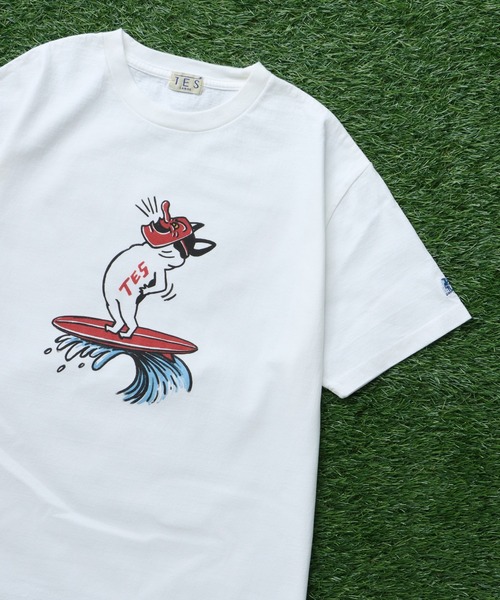 The Endless Summer(エンドレスサマー)の「TES TENGU BUHI T-SHIRT/ Tシャツ(Tシャツ/カットソー・メンズ・グレー/ホワイト/ベージュ・SMALL/MEDIUM/LARGE/X-LARGE/XX-LARGE)」の7枚目の写真