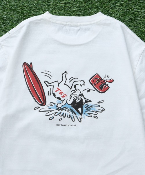 The Endless Summer(エンドレスサマー)の「TES TENGU BUHI T-SHIRT/ Tシャツ(Tシャツ/カットソー・メンズ・グレー/ホワイト/ベージュ・SMALL/MEDIUM/LARGE/X-LARGE/XX-LARGE)」の8枚目の写真