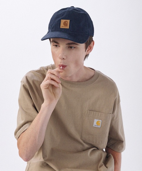 Carhartt(カーハート)の「【Carhartt カーハート】/ウォッシュ加工オデッサ キャップ(キャップ・メンズ・ブラウン/オリーブ/ブラック/ネイビー/グレー・FREE)」の5枚目の写真