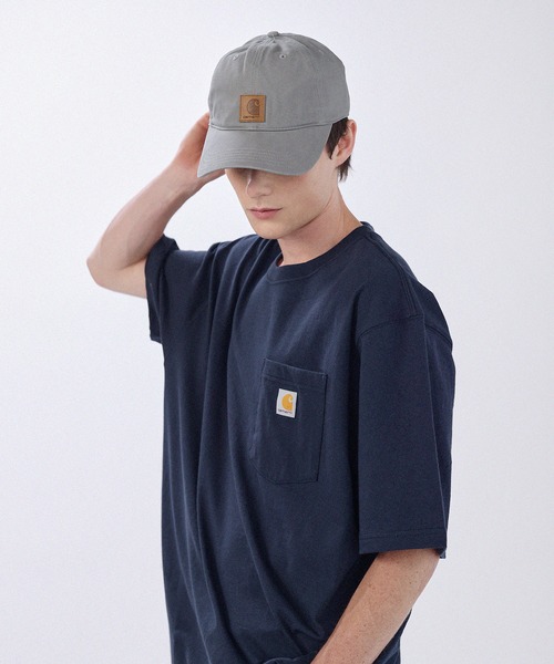 Carhartt(カーハート)の「【Carhartt カーハート】/ウォッシュ加工オデッサ キャップ(キャップ・メンズ・ブラウン/オリーブ/ブラック/ネイビー/グレー・FREE)」の3枚目の写真