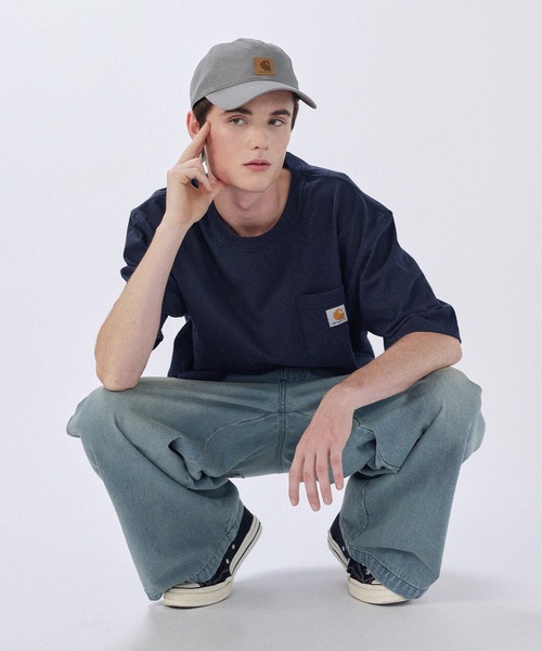 Carhartt(カーハート)の「【Carhartt カーハート】/ウォッシュ加工オデッサ キャップ(キャップ・メンズ・ブラウン/オリーブ/ブラック/ネイビー/グレー・FREE)」の17枚目の写真