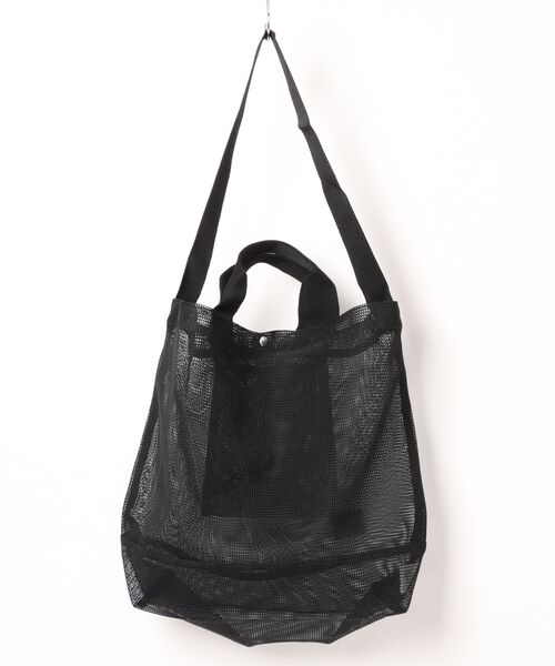 Quiksilver(クイックシルバー)の「QUIKSILVER メンズ EVERYDAY MESH TOTE オールメッシュトートバッグ<MESH COLLECTION>【2026年夏モデル】(トートバッグ・メンズ・ブラック/カーキ・FREE)」の3枚目の写真