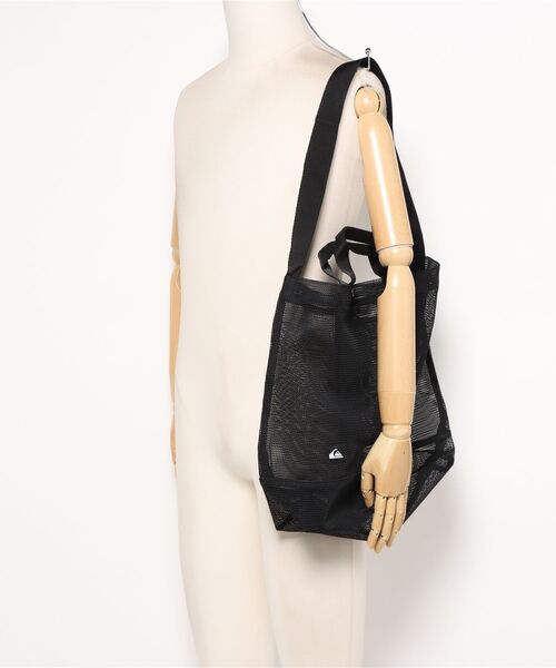 Quiksilver(クイックシルバー)の「QUIKSILVER メンズ EVERYDAY MESH TOTE オールメッシュトートバッグ<MESH COLLECTION>【2026年夏モデル】(トートバッグ・メンズ・ブラック/カーキ・FREE)」の6枚目の写真