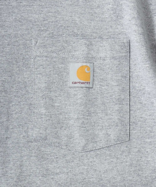 Carhartt(カーハート)の「2026SS Carhartt/カーハート オーバーサイズ ワンポイントロゴ ポケット付 ヘンリーネックTシャツ(Tシャツ/カットソー・メンズ・グレー/ネイビー/ブラック/オリーブ/チャコール・M/L/XL)」の21枚目の写真
