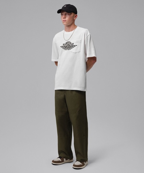 JORDAN BRAND(ジョーダンブランド)の「JORDAN BRAND M J FLT ES 85 W PKT SS CRW / ジョーダン ブランド FLT ES 85 W PKT S/S クルー/NIKE【SP】(Tシャツ/カットソー・メンズ・ホワイト/ブルー/ブラック/ブラウン・M/S/L/XL/XXL/3XL)」の13枚目の写真