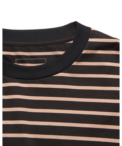 SOPHNET.(ソフネット)の「SCORPION BORDER WIDE TEE(Tシャツ/カットソー・メンズ・ネイビー/ベージュ・1/2/3/4)」の5枚目の写真