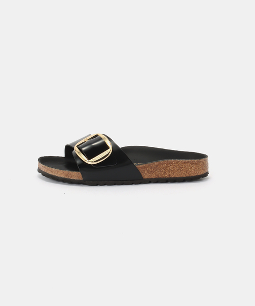 BIRKENSTOCK(ビルケンシュトック)の「【WEB+一部店舗限定】BIRKENSTOCK / ビルケンシュトック MADRID BIG BUCKLE HEX(サンダル・レディース・ブラック・36/38/37)」の2枚目の写真