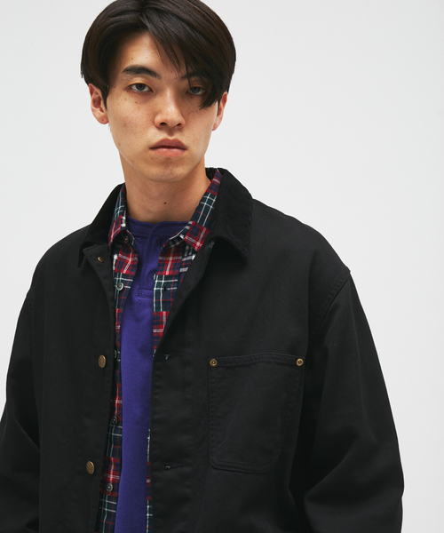 JOURNAL STANDARD(ジャーナルスタンダード)の「ヘビー ツイル ゲーム ジャケット(カバーオール・メンズ・ブラック/ブルー系その他・MEDIUM/LARGE)」の9枚目の写真