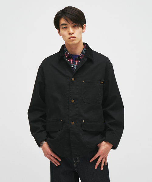 JOURNAL STANDARD(ジャーナルスタンダード)の「ヘビー ツイル ゲーム ジャケット(カバーオール・メンズ・ブラック/ブルー系その他・MEDIUM/LARGE)」の14枚目の写真