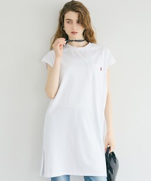 ピスネームチュニック丈Tシャツ