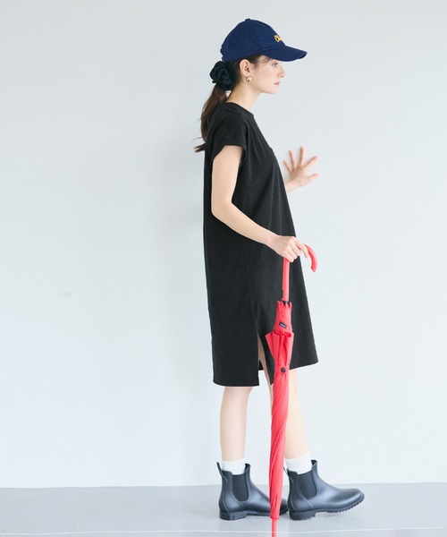 coca(coca)(コカ)の「ピスネームチュニック丈Tシャツ(Tシャツ/カットソー・レディース・ホワイト/ブラック・L/M/S)」の10枚目の写真