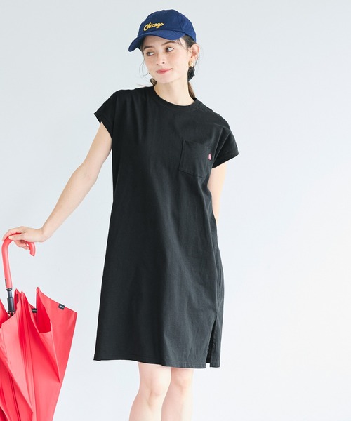 coca(coca)(コカ)の「ピスネームチュニック丈Tシャツ(Tシャツ/カットソー・レディース・ホワイト/ブラック・L/M/S)」の14枚目の写真