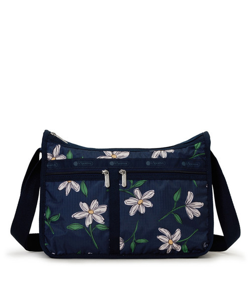 LeSportsac(レスポートサック)の「DELUXE EVERYDAY BAG フローラルブルームズネイビー(ショルダーバッグ・レディース・ブルー・FREE)」の4枚目の写真