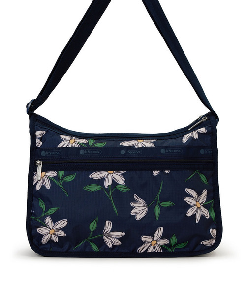 LeSportsac(レスポートサック)の「DELUXE EVERYDAY BAG フローラルブルームズネイビー(ショルダーバッグ・レディース・ブルー・FREE)」の7枚目の写真