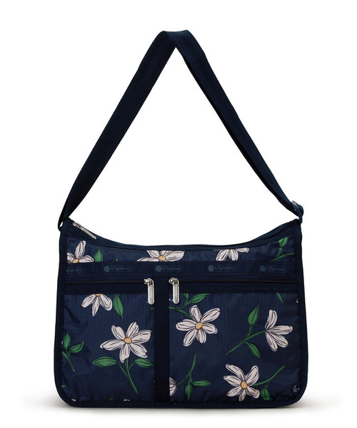 LeSportsac(レスポートサック)の「DELUXE EVERYDAY BAG フローラルブルームズネイビー(ショルダーバッグ・レディース・ブルー・FREE)」の8枚目の写真