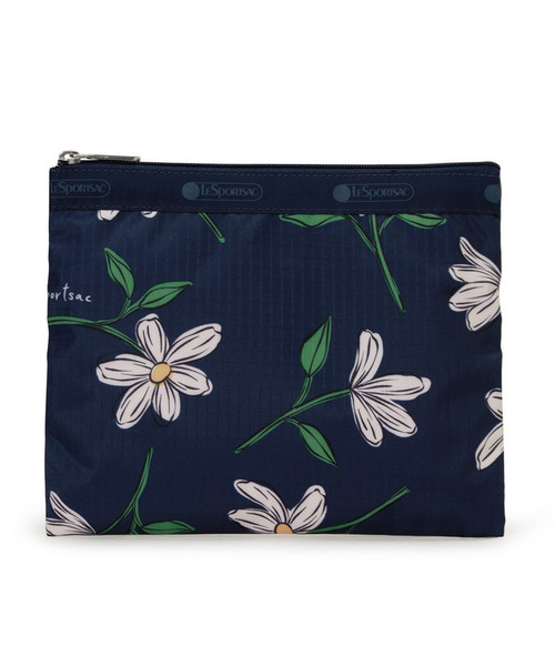 LeSportsac(レスポートサック)の「DELUXE EVERYDAY BAG フローラルブルームズネイビー(ショルダーバッグ・レディース・ブルー・FREE)」の9枚目の写真