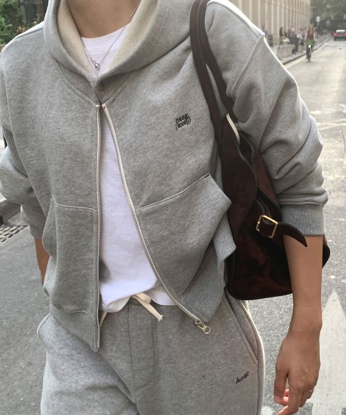 haag（ヘイグ）の「a zip-up hoodie (grey)（パーカー・レディース・その他・FREE）」の10枚目の写真