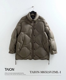 TAION（タイオン）の「【TAION(タイオン)】〈ユニセックス〉ミリタリー M65 ハイネック ボリュームダウンジャケット-ソフトシェル（ダウンジャケット/コート）」