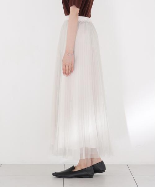 PROPORTION BODY DRESSING(プロポーションボディドレッシング)の「<E>ラメプリーツスカート / 1216227803(スカート・レディース・ホワイト系その他/ダークグレー・MEDIUM/P/S/SMALL)」の14枚目の写真