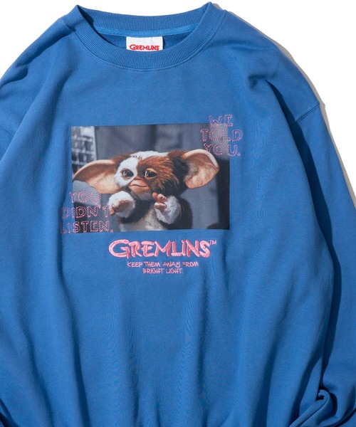 ADPOSION(アドポーション)の「【GREMLINS / グレムリン】フォトプリント クルーネック スウェットプルオーバー(スウェット・レディース・グリーン/チャコールグレー/ブルー/オフホワイト・MEDIUM/LARGE/X-LARGE)」の4枚目の写真