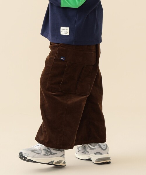 BEAMS mini(ビームスミニ)の「ストレート カーゴパンツ 2026FW(90~140cm)通園 通学 カジュアル(カーゴパンツ・キッズ・ブラウン/ブラック・120/110/100/90/140/130)」の12枚目の写真