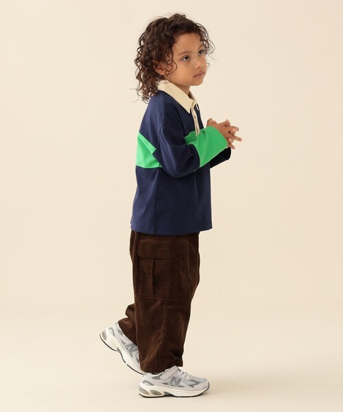 BEAMS mini(ビームスミニ)の「ストレート カーゴパンツ 2026FW(90~140cm)通園 通学 カジュアル(カーゴパンツ・キッズ・ブラウン/ブラック・120/110/100/90/140/130)」の15枚目の写真