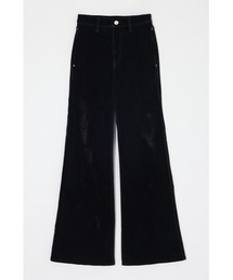 【26年AW新作】【セットアップ対応】VELVET LONG LEG FLARE