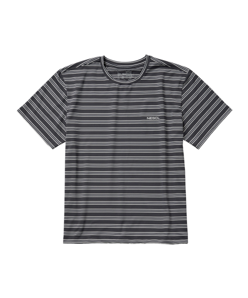 NEGATIVE SPLIT CLUB(ネガティブスピリットクラブ)の「プロストストライプシステムTシャツ(チャコール)(Tシャツ/カットソー・レディース・その他・SMALL/MEDIUM/LARGE/X-LARGE)」の1枚目の写真