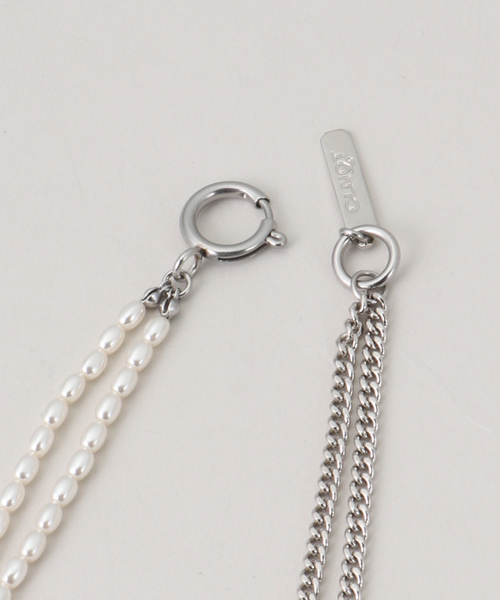 JUSTINE CLENQUET(ジュスティーヌクランケ)の「【JUSTINE CLENQUET/ジャスティーヌ クランケ】DANIELLE NECKLACE(ネックレス・レディース・シルバー・FREE)」の4枚目の写真