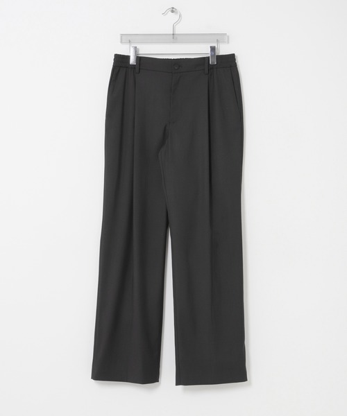 ANOTHER OFFICE(アナザー オフィス)の「『別注』ANOTHER OFFICE×URBAN RESEARCH HABANA BANDED SLACKS(スラックス・メンズ・チャコールグレー・1/2)」の2枚目の写真