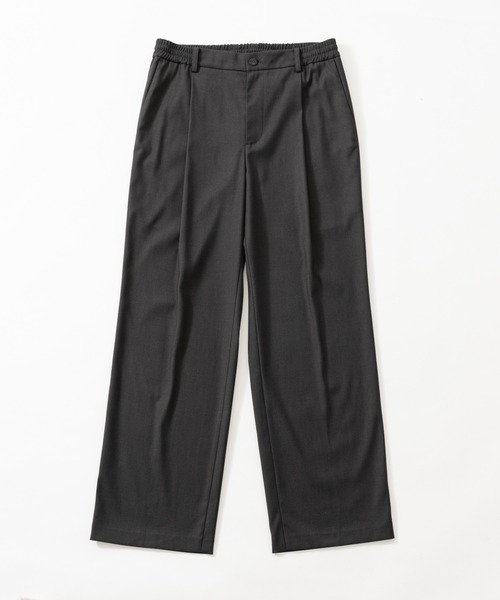 ANOTHER OFFICE(アナザー オフィス)の「『別注』ANOTHER OFFICE×URBAN RESEARCH HABANA BANDED SLACKS(スラックス・メンズ・チャコールグレー・1/2)」の11枚目の写真