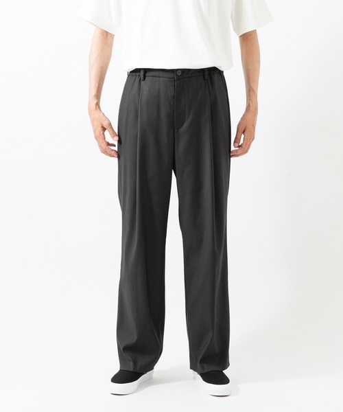 ANOTHER OFFICE(アナザー オフィス)の「『別注』ANOTHER OFFICE×URBAN RESEARCH HABANA BANDED SLACKS(スラックス・メンズ・チャコールグレー・1/2)」の12枚目の写真