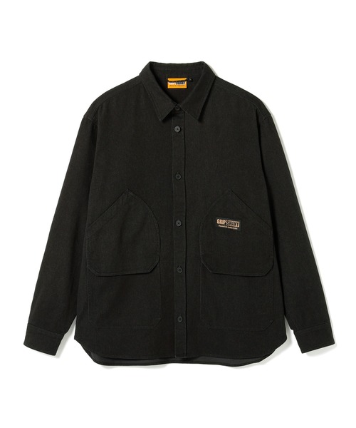 GRIP SWANY(グリップスワニー)の「【GSMSH-240】 VINTAGE LIKE WIDE FIELD SHIRTS(シャツ/ブラウス・メンズ・オリーブ/ブラック・XL/L)」の2枚目の写真