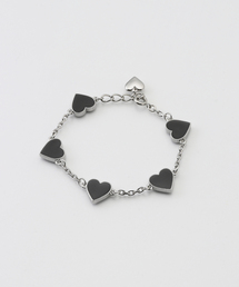 BASICKS（ベイシックス）の「BASICKS / ベイシックス Chain Heart Bracelet（ブレスレット）」