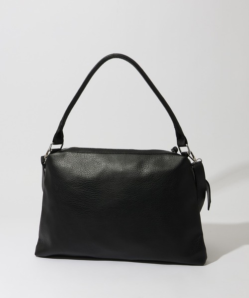 MUCENT(ムセント)の「【MUCENT/ムセント】RAZ CROSS LEATHER BELTED SHOULDER BAG UNISEX/ラズクロス レザーベルトショルダーバッグ(ショルダーバッグ・レディース・ブラック・FREE)」の8枚目の写真