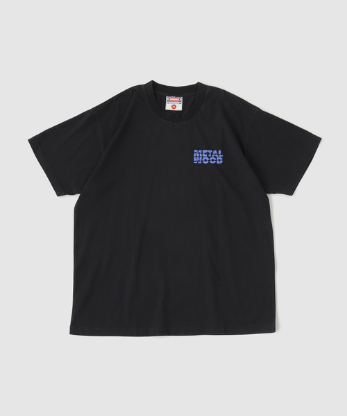JOURNAL STANDARD(ジャーナルスタンダード)の「METALWOOD FREE METALWOOD T-SHIRT(Tシャツ/カットソー・メンズ・ブラック/サックスブルー・X-LARGE/MEDIUM/LARGE)」の1枚目の写真