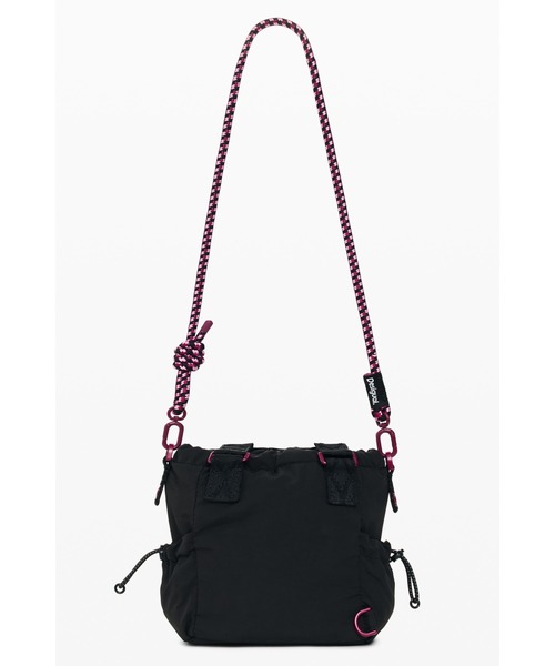 Desigual(デシグアル)の「Braided rope mini tote bag / ブレイドロープミニトートバッグ(ハンドバッグ・レディース・ブラック・FREE)」の2枚目の写真