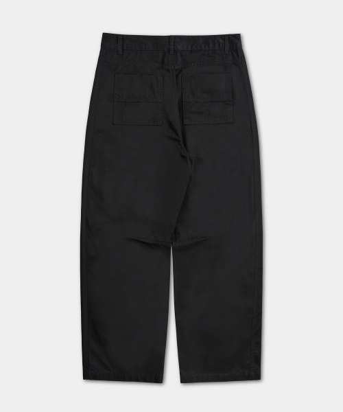 EXCONTAINER(エックスコンテナ)の「ブラッシュドコットン カーブド チノパンツ (BLACK)(その他パンツ・メンズ・その他・SMALL/MEDIUM/LARGE/X-LARGE)」の3枚目の写真