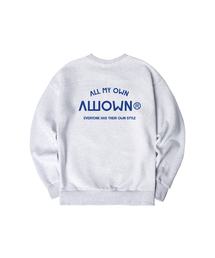 A/L EVERYONE オーバーサイズ 裏起毛 スウェット (GOM4-6AL033)